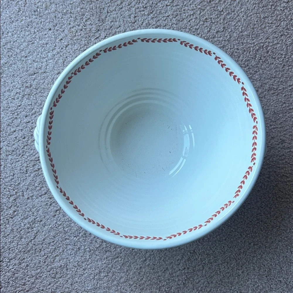 NWT. Sur La Table Italian Large Christmas Themed Serving Dish. Piece 2.